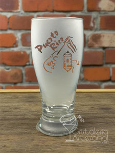 Pub Glass 19oz diseño Bandera Garita Cuatro