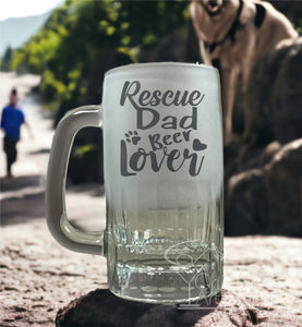 Rescue Dad Beer Lover Mug