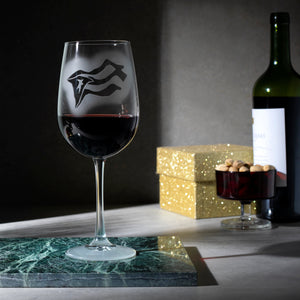 Goblet Wine Glass 18.5 con Bandera PR