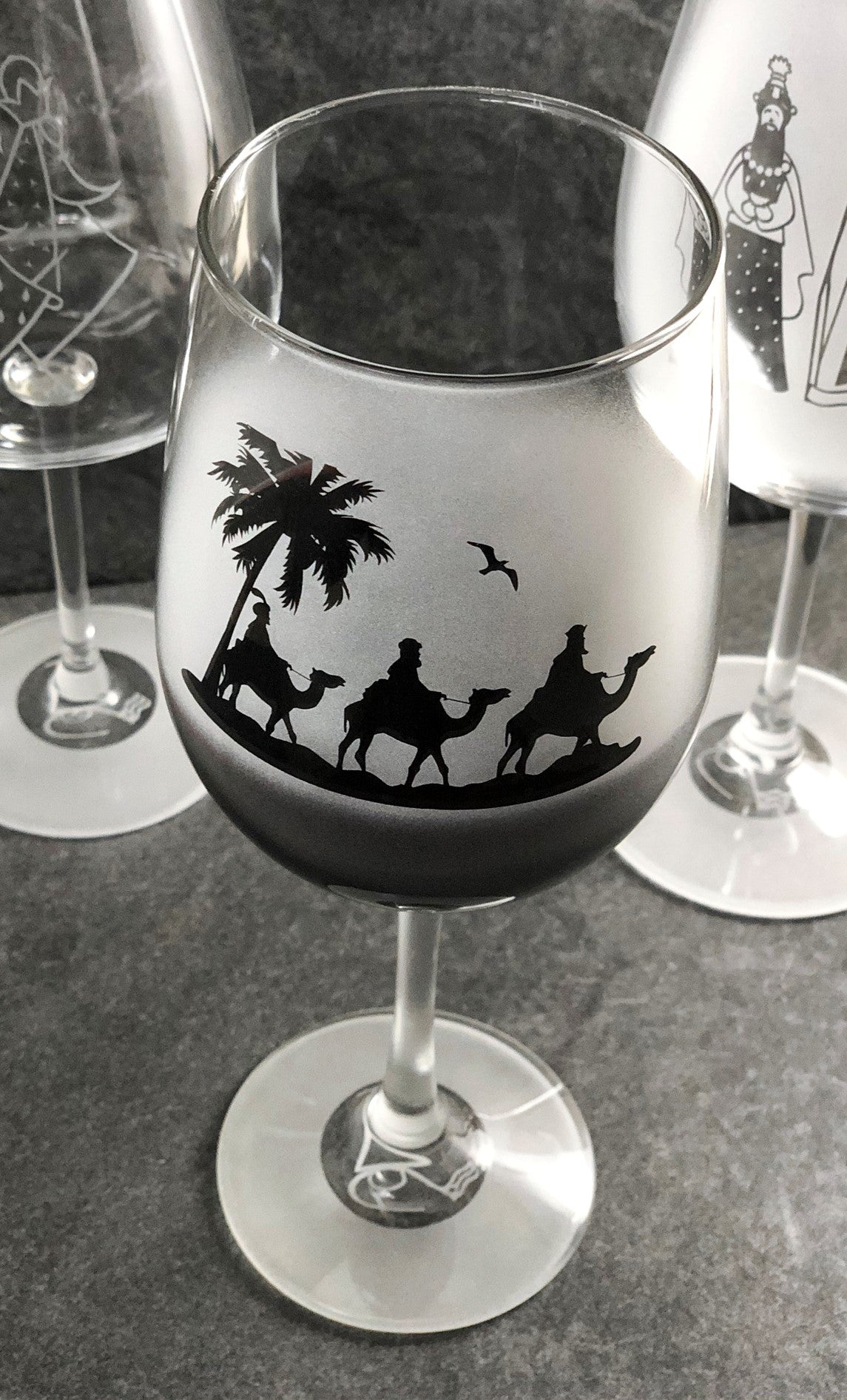 Wine Glass Tall Goblet 18.5oz  Reyes  y Palmeras