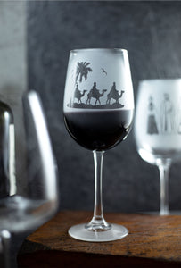 Wine Glass Tall Goblet 18.5oz  Reyes  y Palmeras