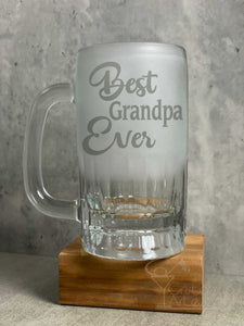 DAD - UNCLE - BROTHER - GRANDPA - SON  Best Ever Beer Mug
